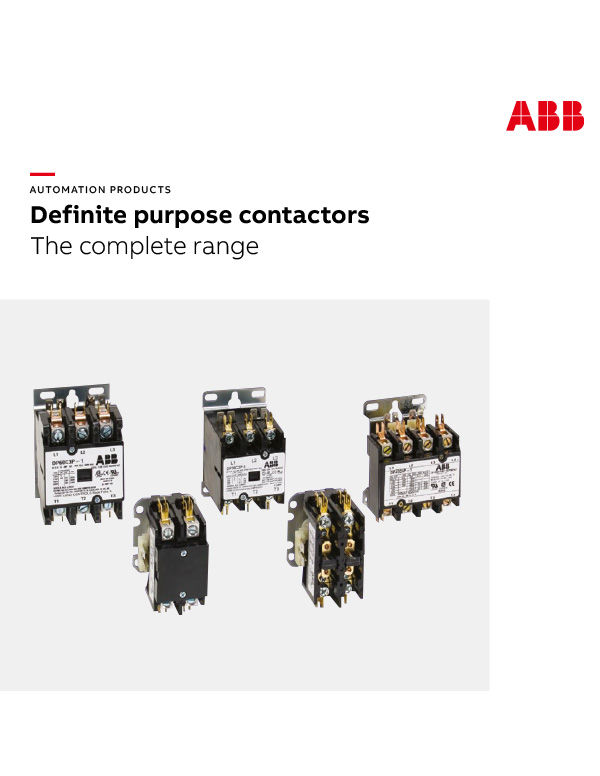 ABB Definite Purpose Contactors