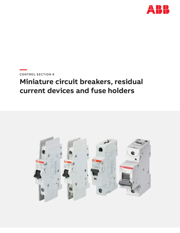 ABB Mini Circuit Breakers, Residual Current Devices and Fuse Holders
